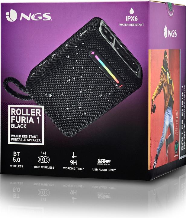 Image du produit NGS Roller Furia 1 BT Lautsprecher (9 h, Fonctionnement sur batterie)