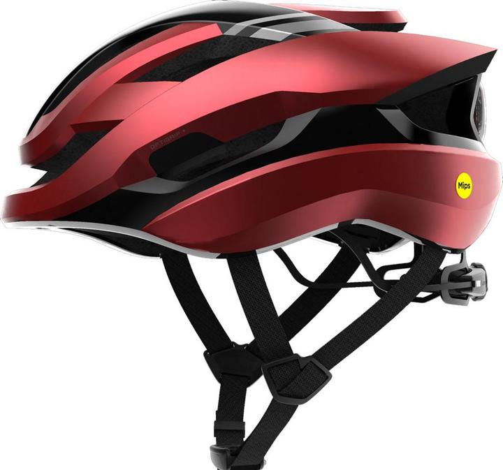 Actual product image Lumos Ultra Fly Pro Mips + Firefly - daredevil red (54 - 61 cm)