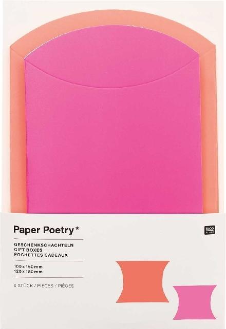 Image du produit Rico Design Boîtes cadeaux, rouge/pin.99001.21.83 (Coffret cadeau, 6 x)