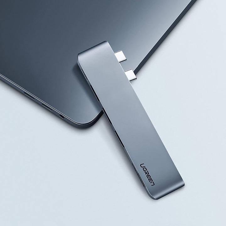 Actual product image Ugreen 6-in-2 (USB-C, 6 Ports)