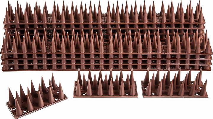 Produktbild Isotronic Taubenspikes, Anti-Vogel-Spikes, braun, 5,4 m