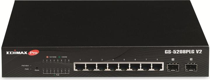 Immagine prodotto edimax Interruttore Pro 8x GE GS-5208PLG V2 POE (8 Porti)