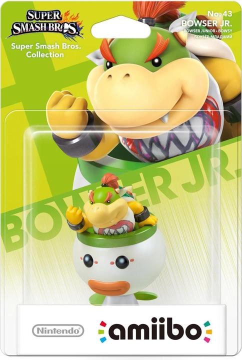 Actual product image Nintendo Amiibo Figure: Bowser Jr. (Wii U, 2DS, 3DS, Switch)