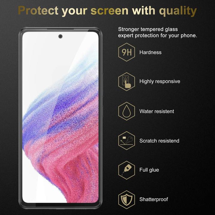 Image du produit Cadorabo Verre de protection trempé pour Samsung Galaxy A53 5G (1 pièce(s), Samsung Galaxy A53 5G)
