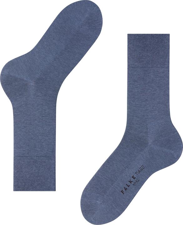 Actual product image Falke Tiago (Lot de 3) Chaussettes hommes, couleur 6665 denim mel., taille 39-40 (Single pack, 39 - 40)