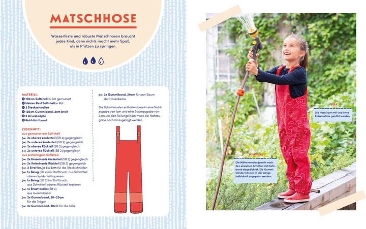 Produktbild Nähen für Kids mit Softshell (Deutsch, Julia Hennicke, 2022)
