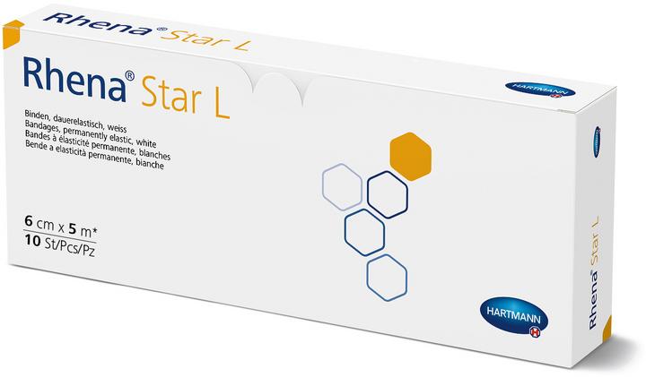 Image du produit Rhena Star L Elastische Binden 6cmx5m weiss