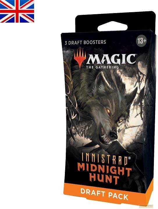 Produktbild Magic the Gathering Midnight Hunt - Draft Booster 3 pack - Englisch (Englisch, Booster Pack)