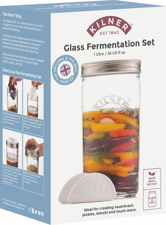 Produktbild Kilner Fermentierglas Set (1 Stk., 1 l)