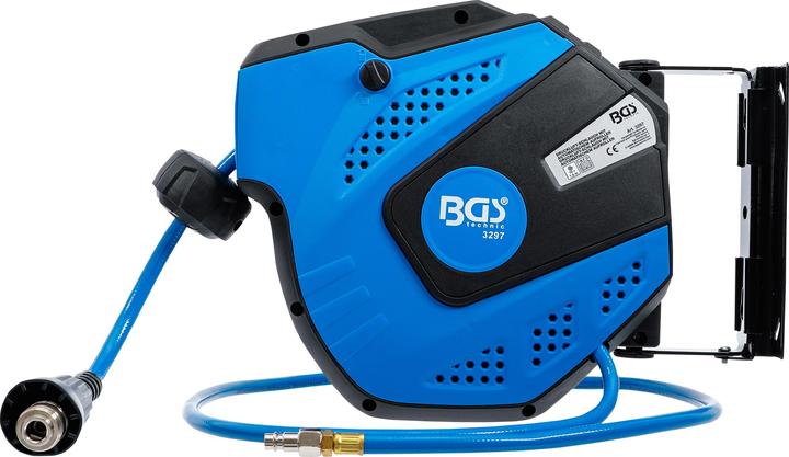 Actual product image BGS Enrouleur air mural | automatique | 10 m