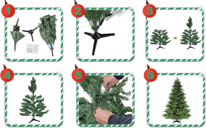 Actual product image RS Trade Christmas tree PVC 180cm (180 cm)