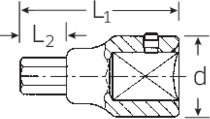 Actual product image Stahlwille Allen wrench (22 mm)