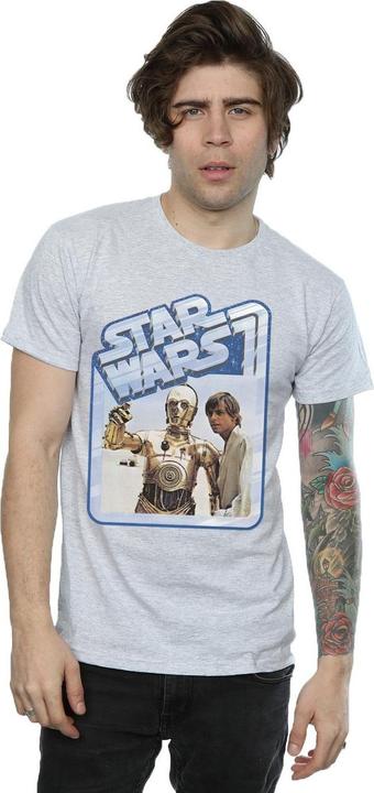 Image du produit Star Wars - T-shirt LUKE SKYWALKER AND C-3PO - Homme (S)