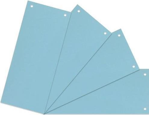 Actual product image Niceday Divider strips blank 10.5 x 24 cm blue cardboard box
