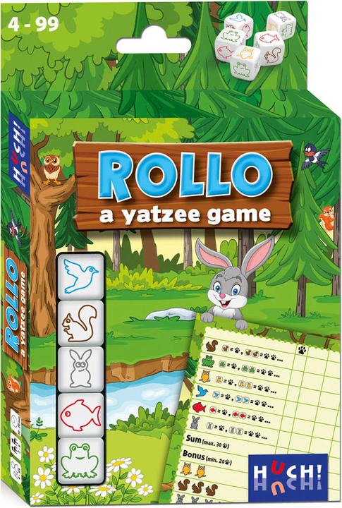 Actual product image Asmodée Rollo - Yatzee animals (Multilingual)