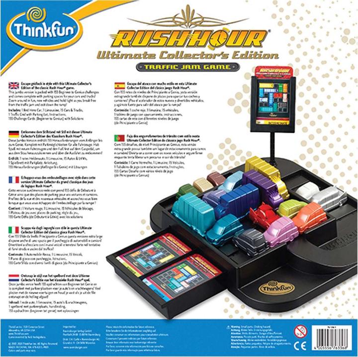 Actual product image Ravensburger Thinkfun Rush Hour Ultimate Collector's Edition