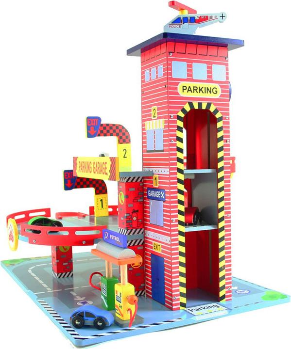 Immagine prodotto Mentari Garage in legno Rosso