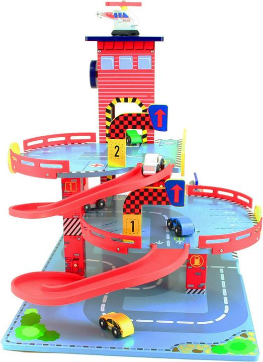 Immagine prodotto Mentari Garage in legno Rosso