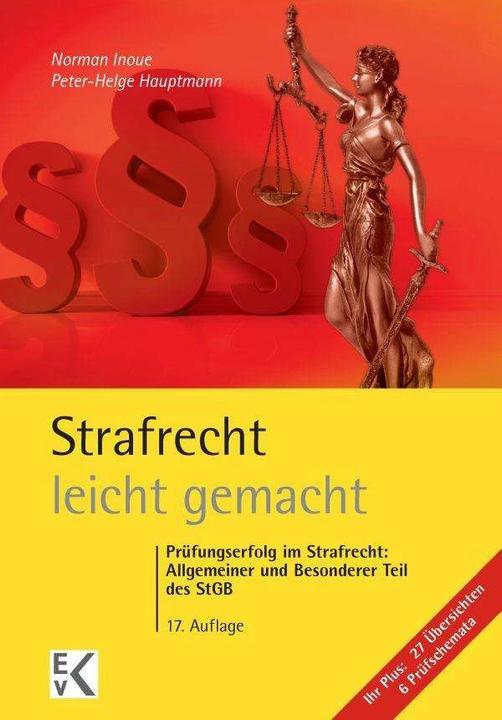 Actual product image Strafrecht - leicht gemacht® (German, Peter-Helge Hauptmann, Norman Inoue, 2018)