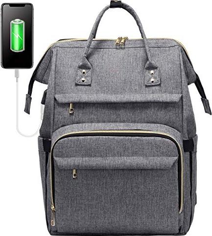Image du produit Only-Bags.Store Laptop Backpack 17 Inch, Waterproof Backpacks Students with Handle USB Charging Port, Large