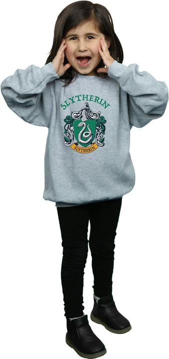 Actual product image Girls Slytherin Crest Sweatshirt (152, 158)