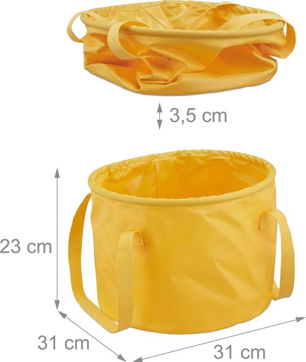 Actual product image Relaxdays Folding bucket