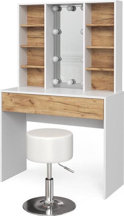 Vicco Alexa with stool and lighting (93 x 40 x 147 cm)