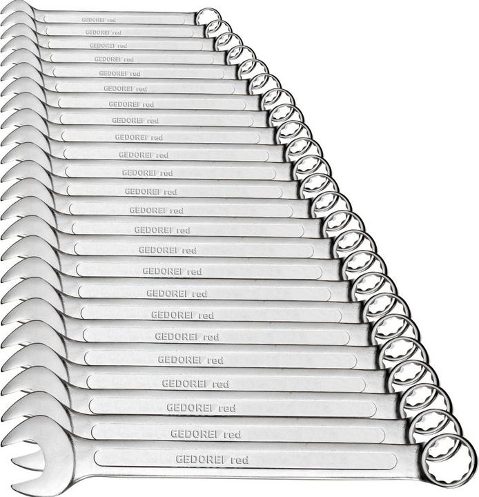 Produktbild Gedore Red Ring-Maulschlüssel-Satz (32 mm, 24 mm, 26 mm, 9 mm, 10 mm, 11 mm, 15 mm, 16 mm, 17 mm, 6 mm, 7 mm, 8 mm, 21 mm, 22 mm, 23 mm, 12 mm, 13 mm, 14 mm, 27 mm, 28 mm, 30 mm, 18 mm, 19 mm, 20 mm)