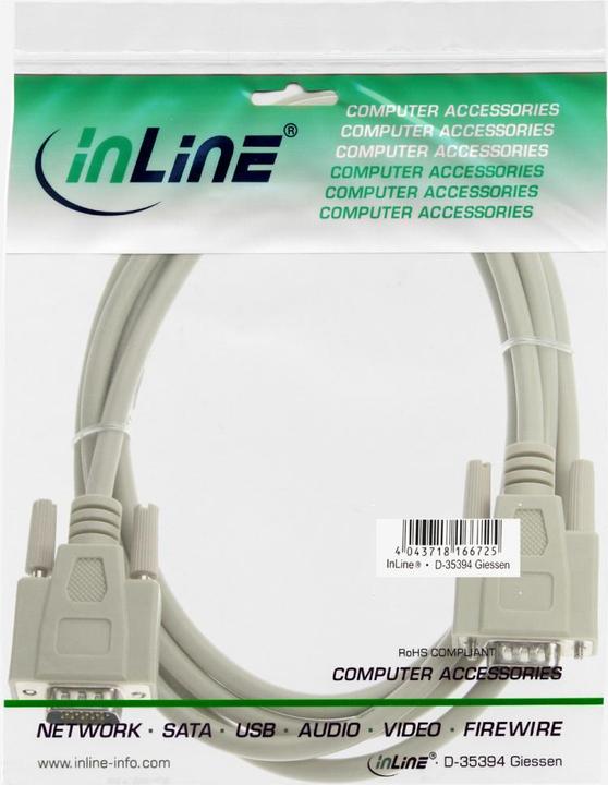 Produktbild InLine Kabelis D-Sub (VGA) - D-Sub (VGA) 5m Kabel (17712D) (5 m, VGA)
