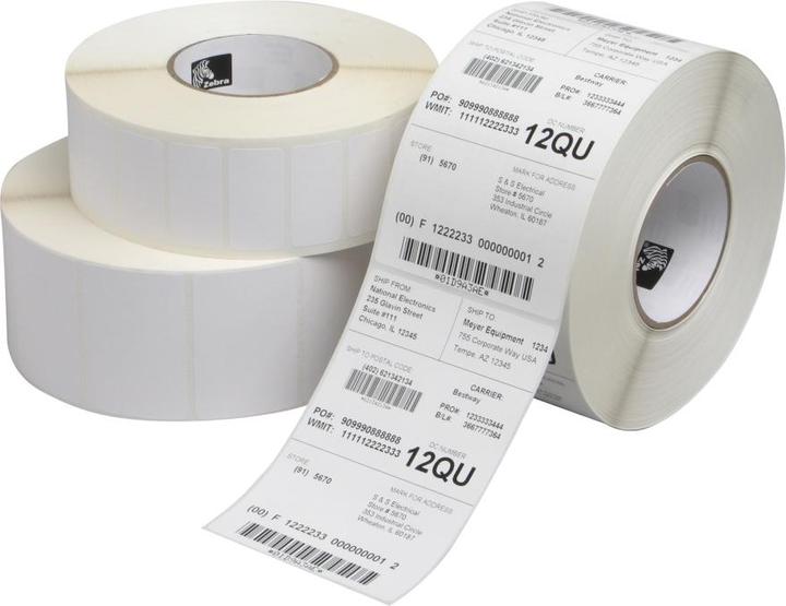 Actual product image Zebra Z Trans 5P Permanent Self Adhesive Acrylic Paper (Matte)