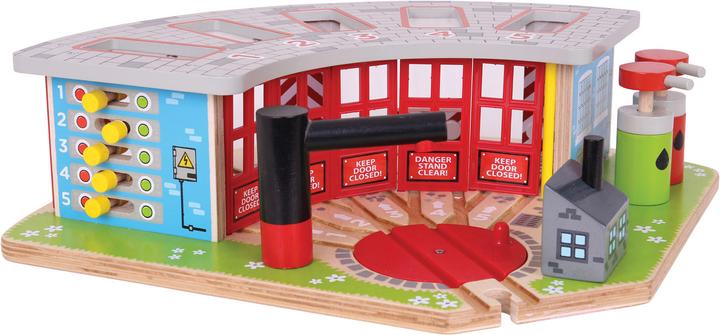 Actual product image Bigjigs Wooden rails premium transfer for 5 trains