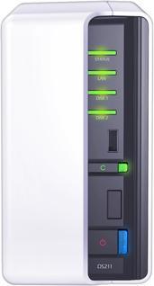 Actual product image Synology DS211, NAS DiskStation 2x SATA