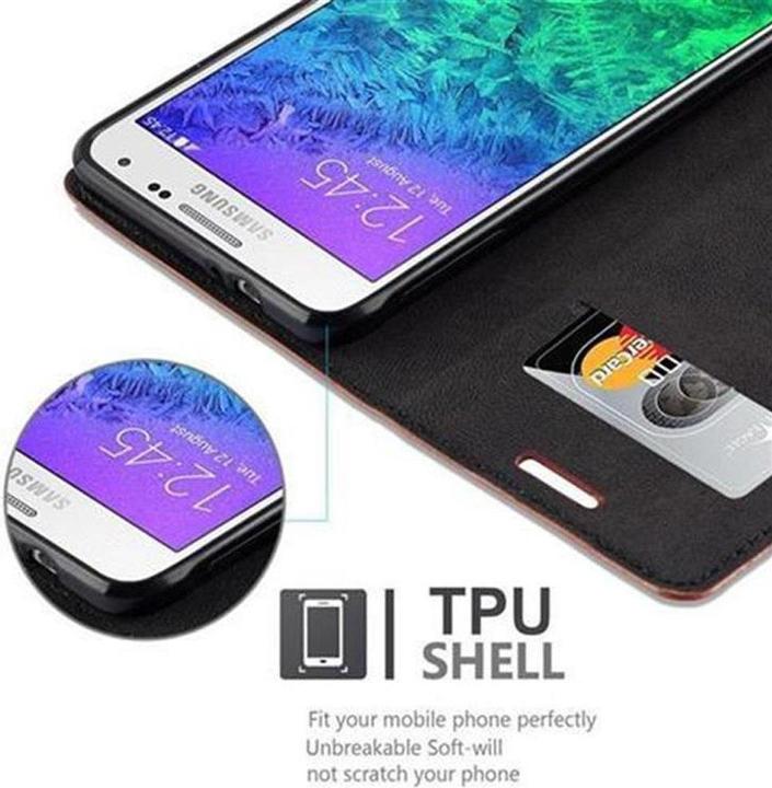 Productafbeelding Cadorabo Boek Onzichtbare Magneethoes (Samsung Galaxy Alpha)