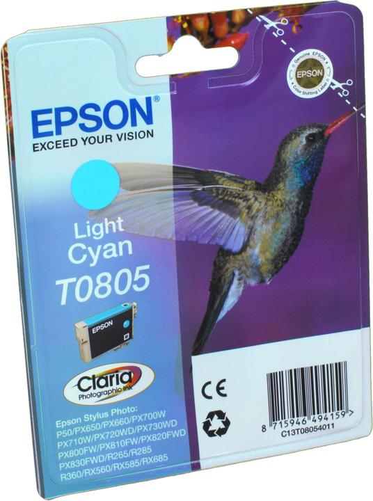 Actual product image Epson T0805 Claria Photographic (LC)