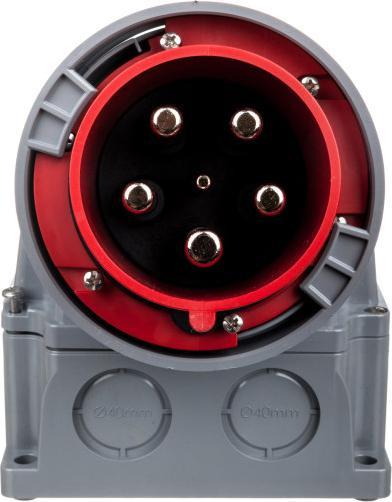 Produktbild PCE CEE 125A 400V 5p Wallmount Male (CEE 125/5)
