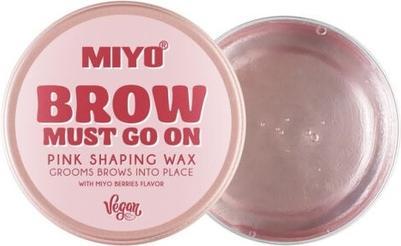 Actual product image MIYO Brow Must Go On Eyebrow Wax Pink 30g