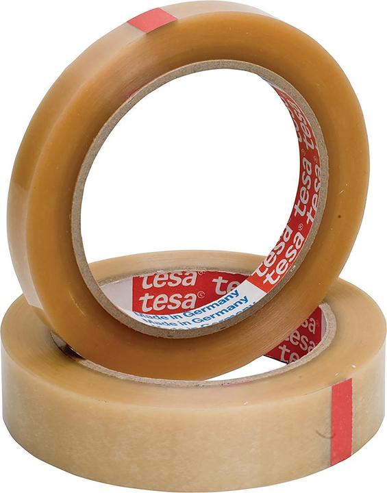 Actual product image tesa 4104 clear packing tape 66mx19mm