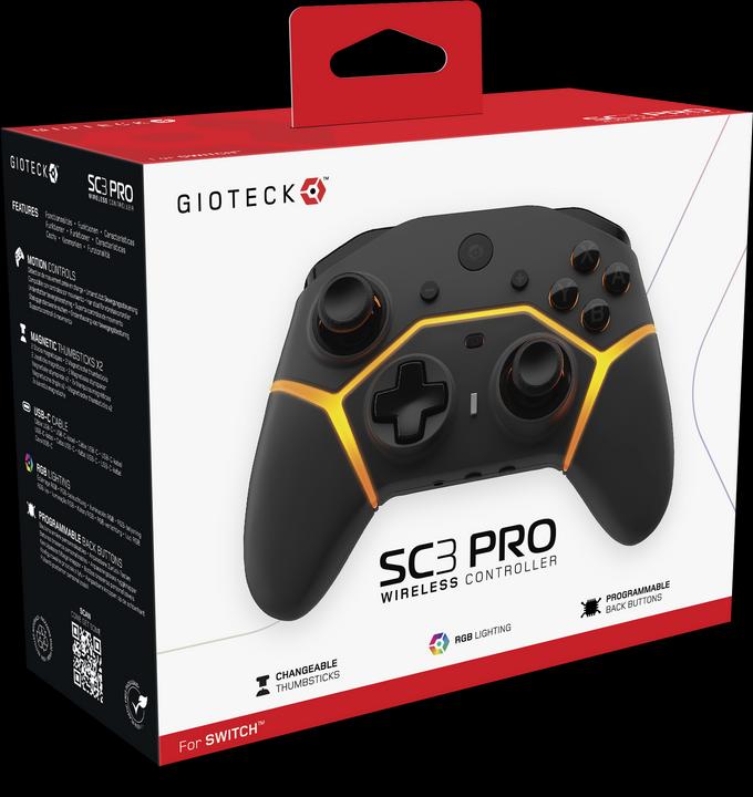 Immagine prodotto Gioteck SC3 Pro (Switch, PC, Switch Lite, Switch OLED)