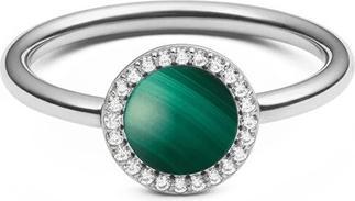 Actual product image Daniel Wellington Elegant Ring With Malachite And Crystals Audrey Dw00401317 (54)