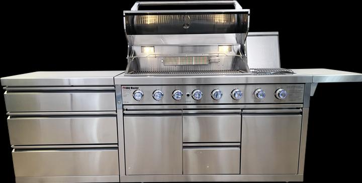 BBQ Master Outdoor - Cuisine d'extérieur XXL (XXL Pro, élément à tiroirs)