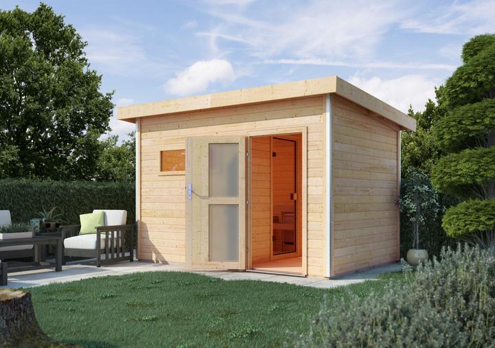 Produktbild Karibu Skrollan 2 mit Vorraum (9 KW Bio externe Steuerung)