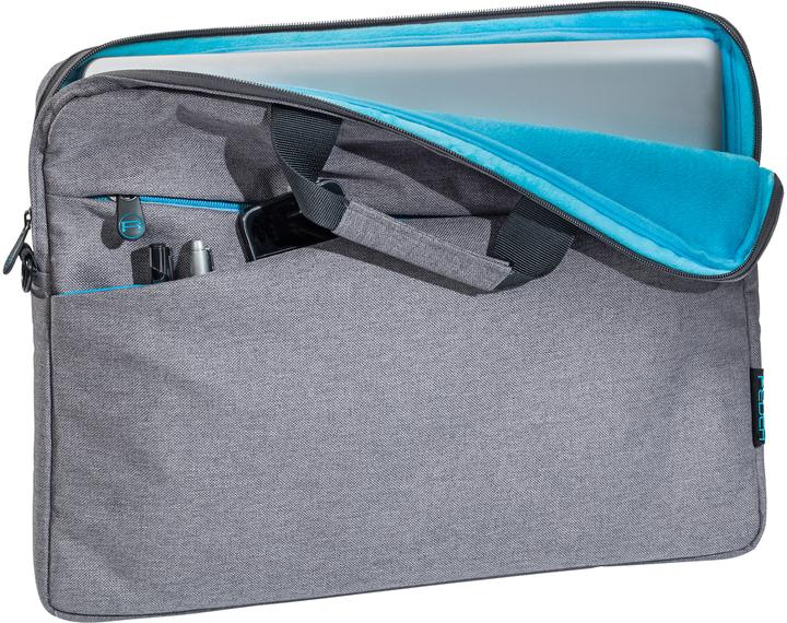 Actual product image Pedea Fashion Notebook Bag 33,8cm 13,3inch with extra pocket, grey (13.30", Universal)