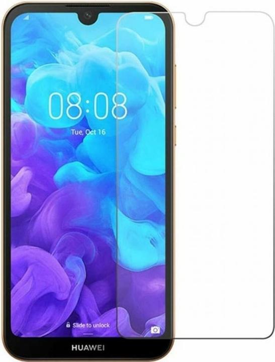Produktbild Screenguard Huawei Y5 2019 Panzerglas Schutzfolie Case Friendly Design (1 Stück, Huawei Y5 (2019))
