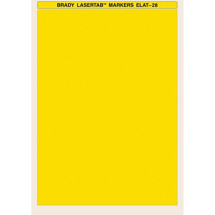 Image du produit Brady Étiquettes en polyester LaserTab, feuilles A4