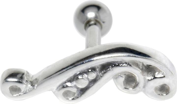 Produktbild Bijouteria Ohrpiercing (Chirurgenstahl 316L, Messing mit Silberbeschichtung)
