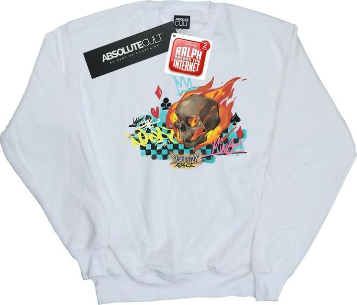 Disney Wreck It Ralph Race Skull Sweatshirt (S)