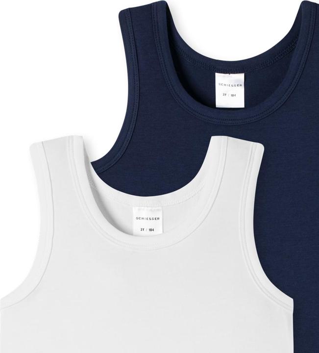 Produktbild Schiesser 6er Pack Kids Boys 95/5 Organic Cotton Unterhemd (92)