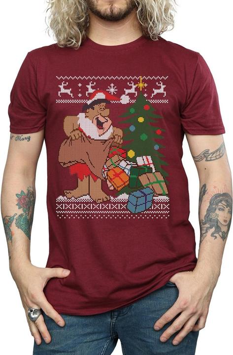 Produktbild The Flintstones Christmas Fair Isle TShirt (S)