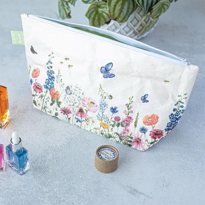Immagine prodotto Paprcuts Borsa da bagno a forma di prato fiorito | Little Bee Fresh Koop
