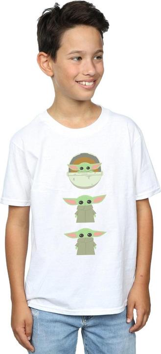Actual product image Star Wars Boys The Mandalorian The Child Posing T-Shirt (104)